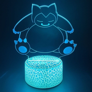 Snorlax 3D lampe